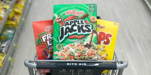 $1.47 Kellogg’s Cereal, 74¢ Puffs Facial Tissues & More at Rite Aid (Starting 2/18)