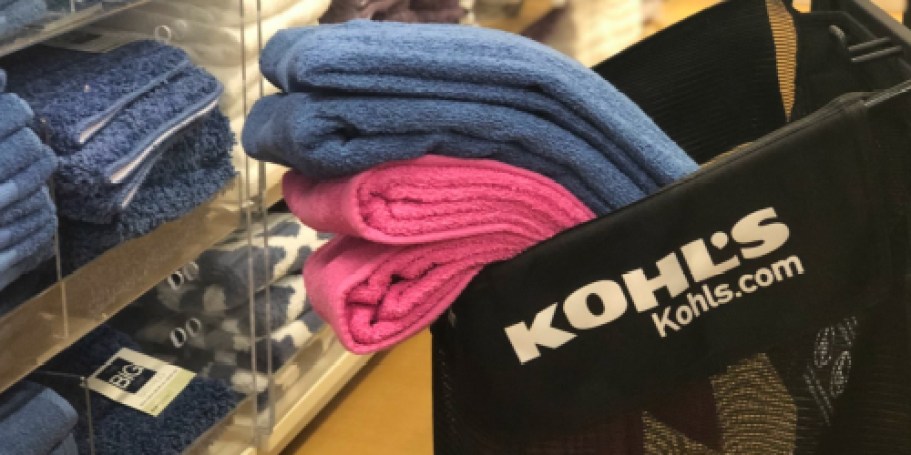 Kohl’s Big One Towels Just $3.40 Shipped | Stock Up