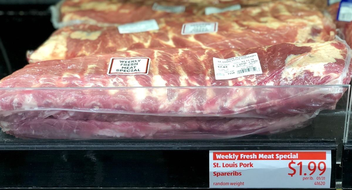 spareribs at Aldi
