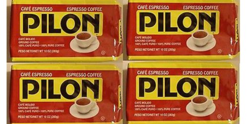 Amazon: FOUR Pilon Espresso Coffee Bricks Just $11.28 (Only $2.82 Each)