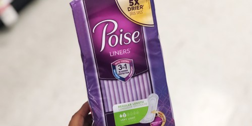 Better Than Free Poise Liners at Target After Ibotta ($4.69 Value)