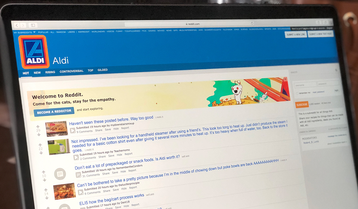 Aldi subreddit