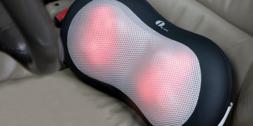 Amazon: Shiatsu Pillow Massager w/ Heat Only $23 (Awesome Reviews)