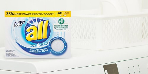 Amazon: All Free & Clear Powder Laundry Detergent 40-Loads Only $3.51 Shipped