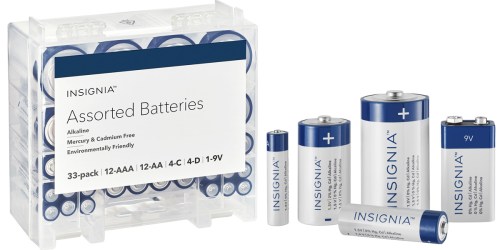 Best Buy: Insignia 33-Count Battery Bundle w/ Storage Box Only $8.99 (Regularly $17) & More