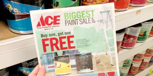 Buy One Get One FREE Paint Sale at Ace Hardware
