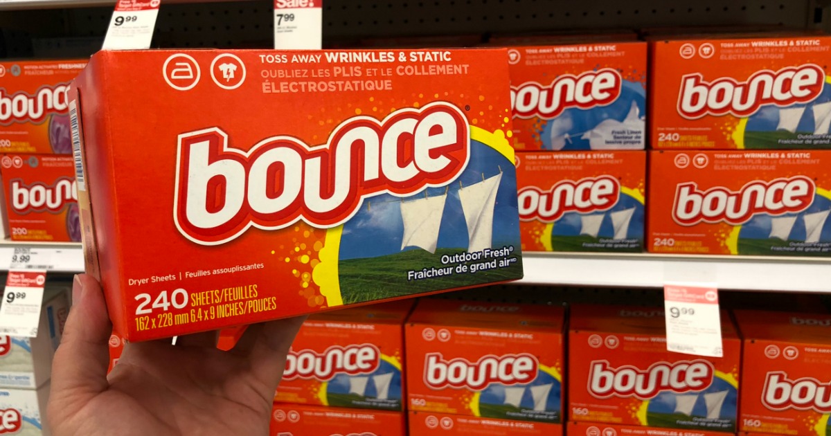 boxes of bounce dryer sheets