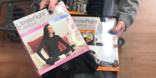 ClimateRight by Cuddl Duds Warm Underwear Leggings & Tops ONLY $5 at Walmart