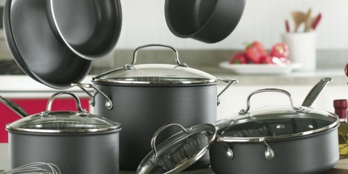 JCPenney: Cuisinart 10-Piece Hard-Anodized Cookware Set Only $76.49 (Regularly $240)