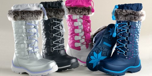Lands’ End Girls Snowflake Boots Only $31.99 (Regularly $70) & More
