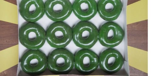 Krispy Kreme Glazed Doughnuts Have Gone GREEN (+ How to Score a FREE One!)