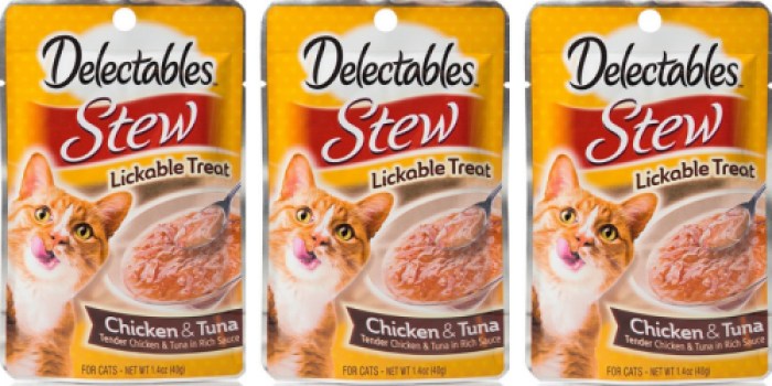 Amazon: Hartz Delectables Stew Cat Treats 12 Pack Only $6.52 Shipped (Just 54¢ Each)