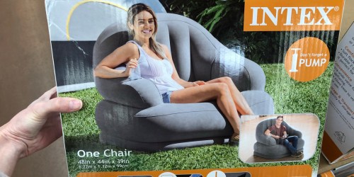 Intex Inflatable Camping Chair Possibly ONLY $9 at Walmart (Regularly $25)