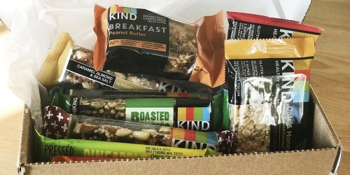 KIND Bars 10-Count Variety Pack ONLY $5.95 Shipped (Just 60¢ Per Bar)
