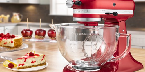 Macy’s: KitchenAid 5 Quart Stand Mixer w/ Glass Bowl Only $180 Shipped (Regularly $360)