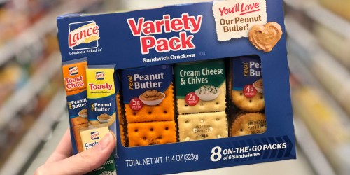 Lance Sandwich Crackers 8-Count Packs Only $1.50 at Target (Great for School Lunches)