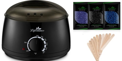 Amazon: Lifestance Wax Warmer Hair Removal Kit Only $22.31 Shipped (Great Reviews)