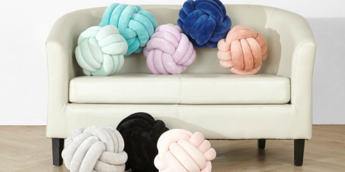 Walmart.com: Mainstays Infinity Knot Pillow Just $5 (Regularly $13)