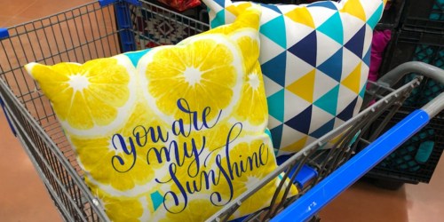 Outdoor Throw Pillows ONLY $5 or LESS at Walmart (In-Store & Online)