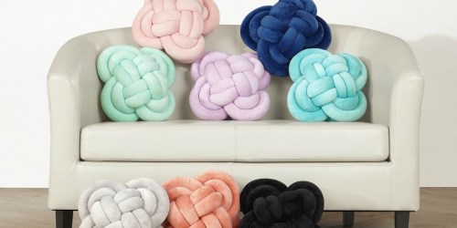 Walmart.com: Mainstays Large Pretzel Knot Pillow Just $10 (Regularly $25)