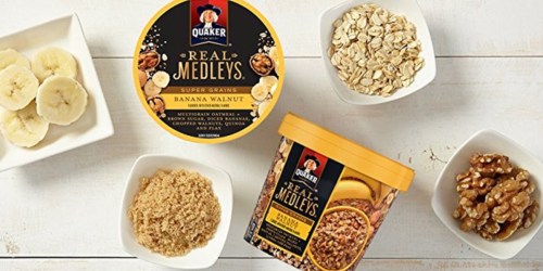 Amazon: Quaker Medleys Instant Oatmeal Cups 12-Pack Only $13.10 Shipped (Just $1.09 Each)