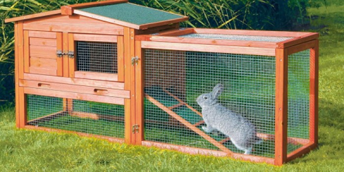 Amazon: Trixie Rabbit Hutch w/ Outdoor Run Only $89.86 Shipped (Great for Guinea Pigs Too)