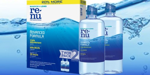 Amazon: Bausch + Lomb ReNu Contact Lens Solution 2-Pack Only $10.24 Shipped