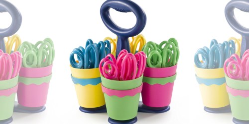 Westcott School Scissor Caddy w/ 24 Pairs of Kids Scissors ONLY $15 (Teacher Gift Idea)