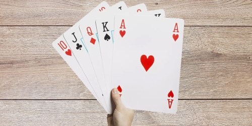Walgreens.com: Sharper Image Jumbo Playing Cards Only $3.99 w/ Free In Store Pick-Up (Regularly $10)