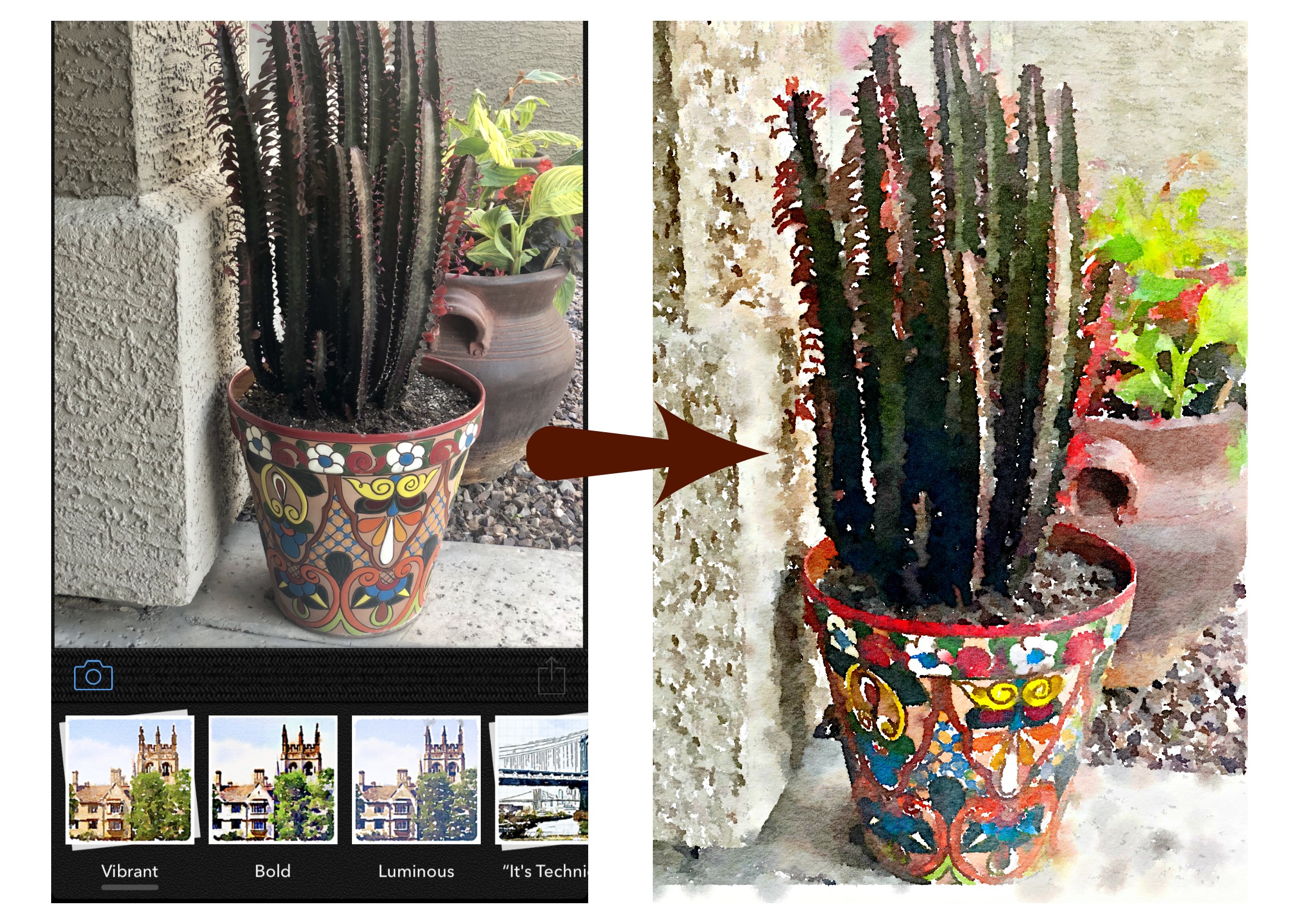 Using elements from your home ensures your art matches your decor.