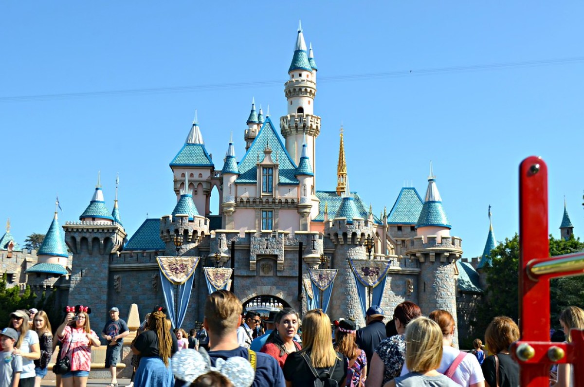 Cinderellas castle at Disneyland