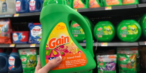 Gain Liquid Laundry Detergent 40 oz Bottle Possibly ONLY $2.50 at Walmart