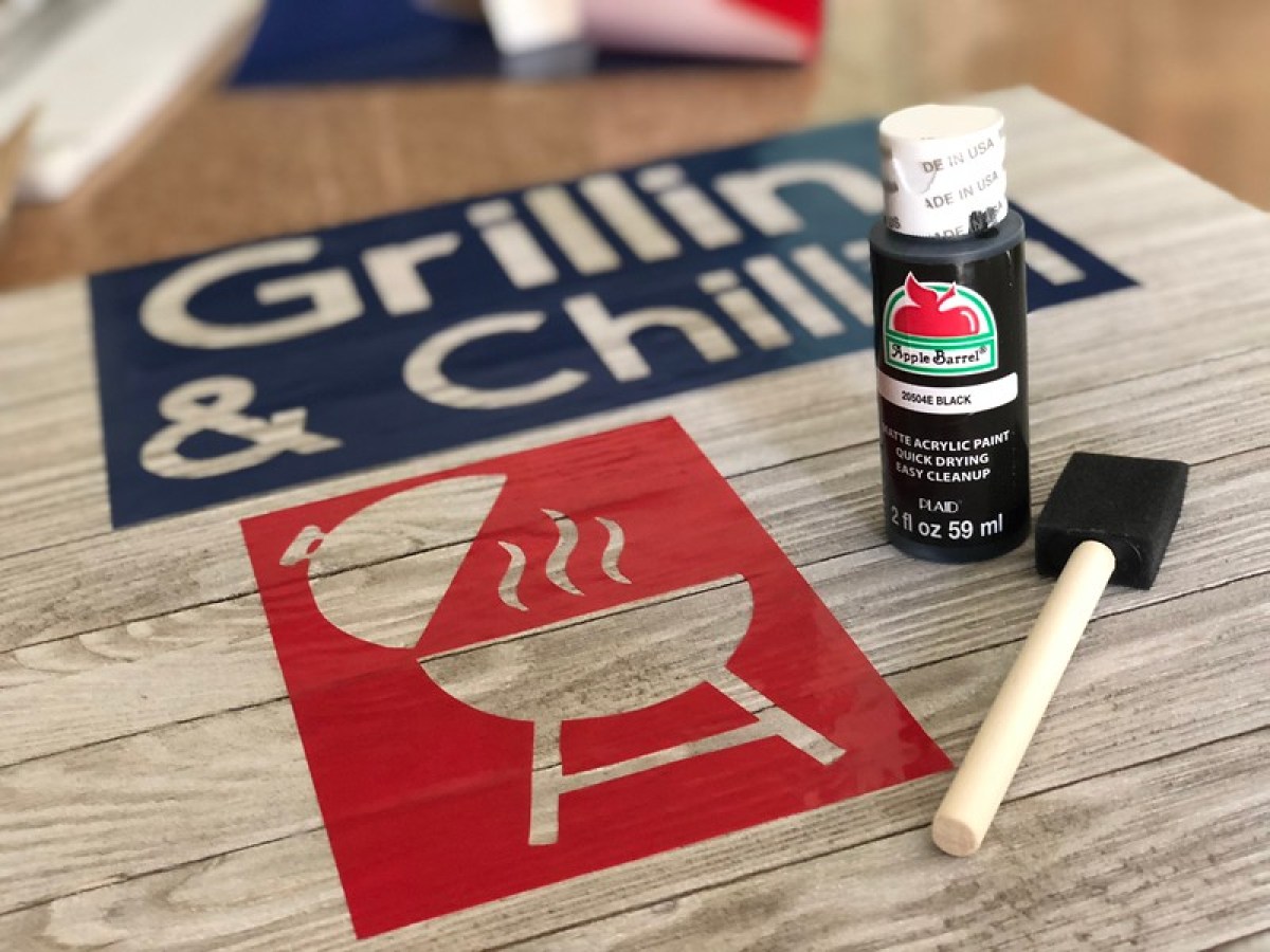 bbq grill sign diy