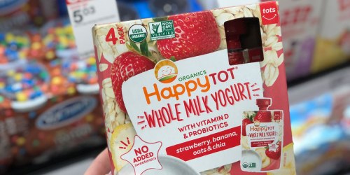 Target: Extra 25% Off Kids Yogurt (Happy Tot, Stonyfield, Danimals & More)