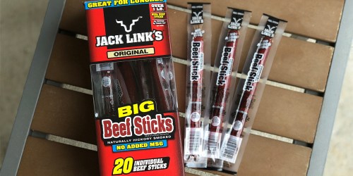 Amazon: TWENTY Jack Links BIG Beef Sticks Only $7.46 Shipped (Just 37¢ Each)
