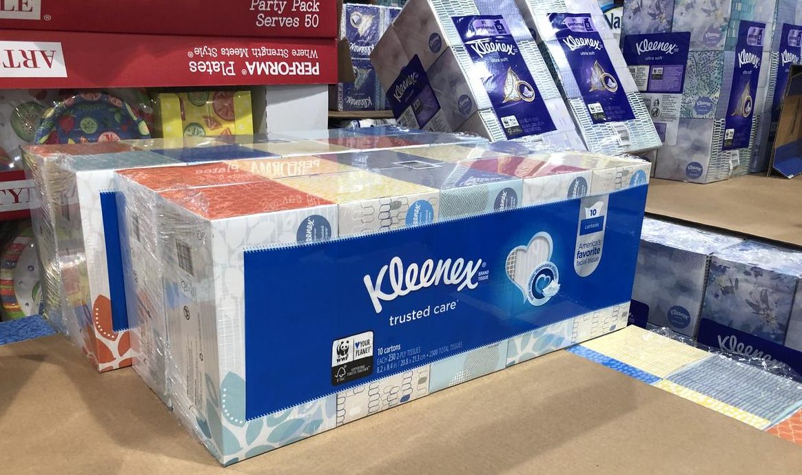 Kleenex at Costco