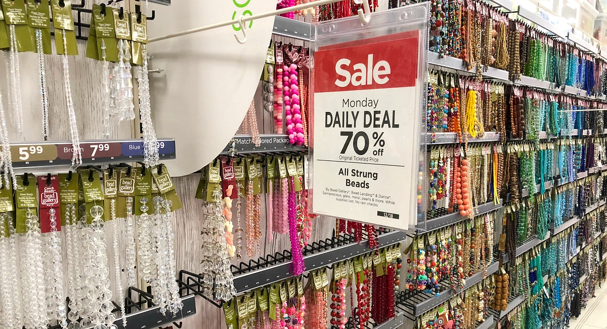 save 60-80% with one and two day deals at michaels hip2save