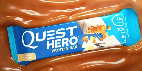 Quest Nutrition Vanilla Caramel Hero Protein Bar 10-Pack Only $11.11 Shipped at Amazon