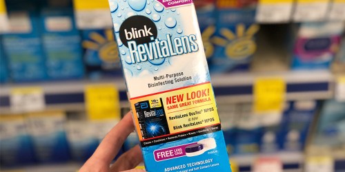 Blink RevitaLens Contact Lens Solution ONLY $2.49 at Walgreens (Regularly $10.49)