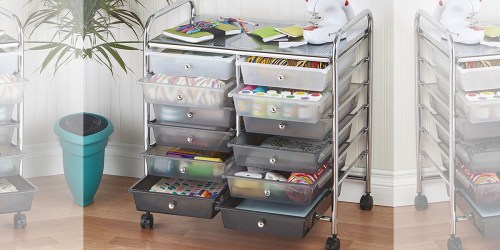 Amazon: ECR4Kids 12-Drawer Rolling Organizer Only $39.49 Shipped (Regularly $93)