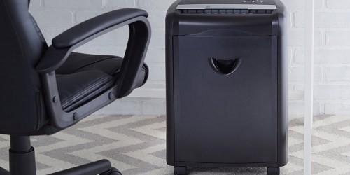 AmazonBasics 12-Sheet High-Security Paper Shredder ONLY $75.80 Shipped