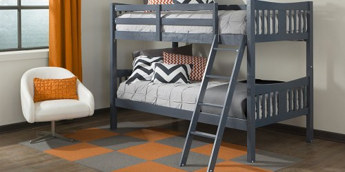 Amazon: Storkcraft Solid Hardwood Twin Bunk Bed Set Only $167.99 Shipped (Regularly $250)