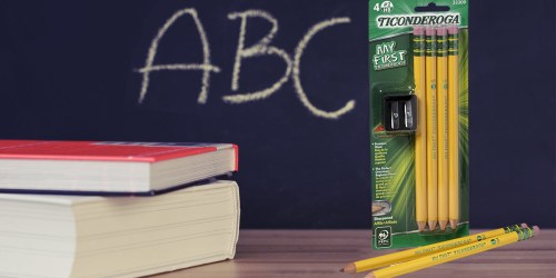 Dixon Ticonderoga My First Pencils 4-Count Kit w/ Sharpener ONLY $1.42 Each (Awesome Reviews)