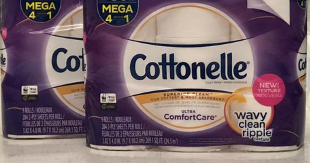 purple cottonelle ultra comfortcare toilet paper