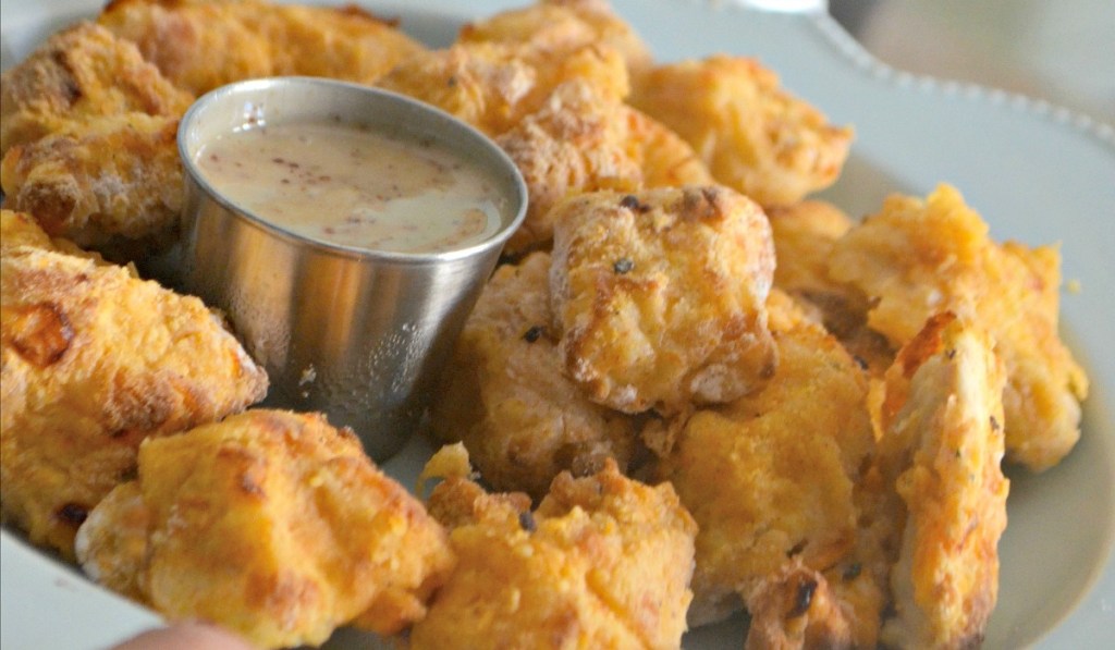 chick fil a copycat nuggets on a plate