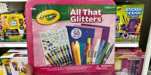 Crayola All That Glitters Art Kit Only $9.74 at Target – Just Use Your Phone