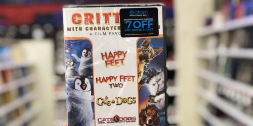 Kids Film Favorites 4-Count DVD Collection AND $7 Off Movie Ticket Offer Only $7 at Target & More