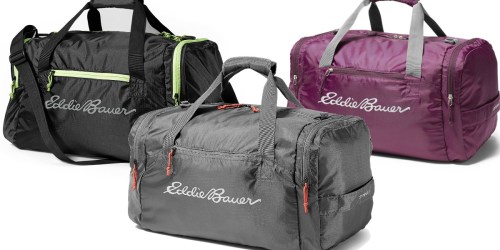 Eddie Bauer Stowaway Duffel Bags Only $20 (Regularly $40)
