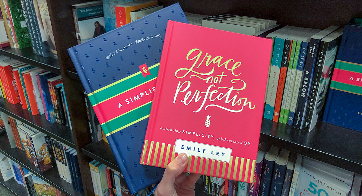 best Amazon self-help books — grace not perfection and a simplified life by emily ley