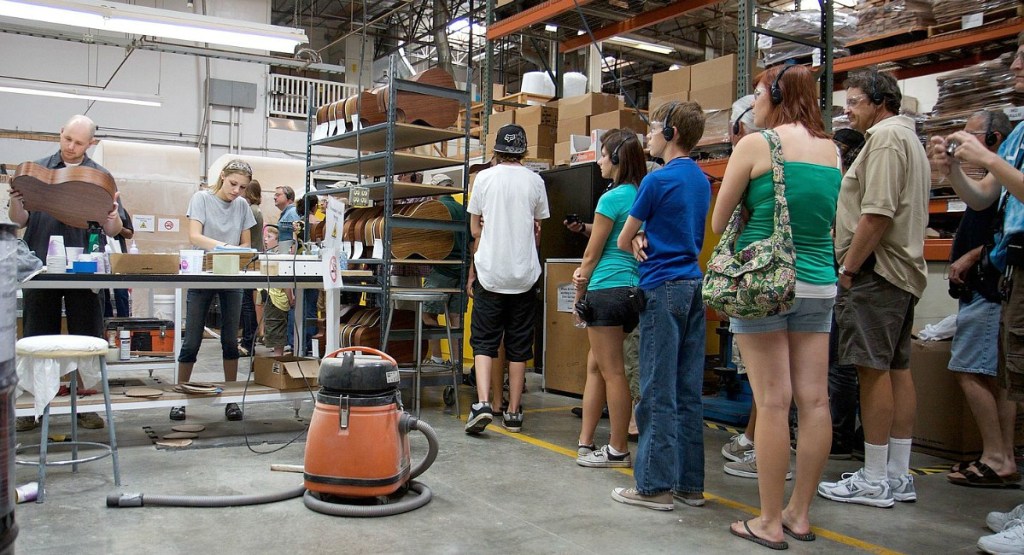 free summer activities for kids — factory tour